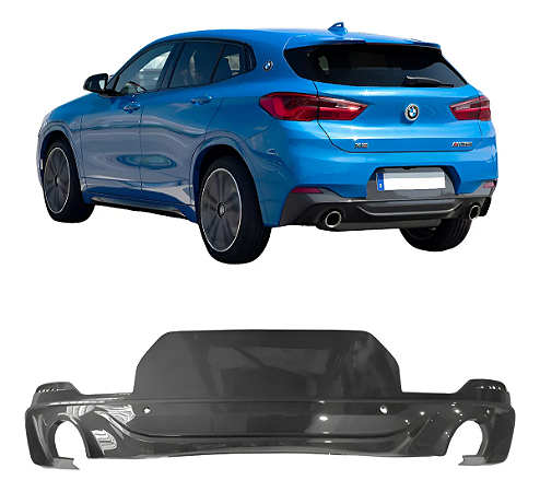 Spoiler Parachoque Traseiro Bmw F39 X2 M35i 2019 2020 Novo 51128069488