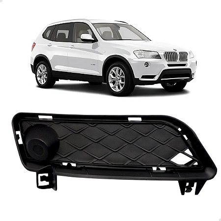 Grade Milha Inferior BMW X3 2012 2013 2014 Direito Passageiro 51117210470