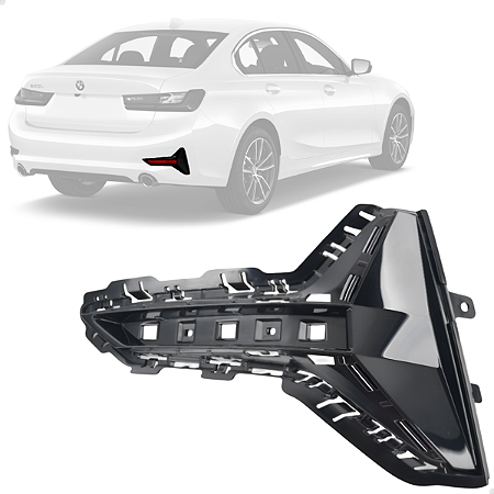 Grade Moldura Traseira Bmw Serie 3 320i 330i 2019 2020 2021 2022 Direito Passageiro 51127463622