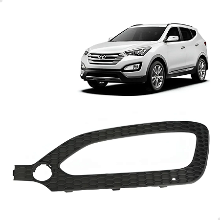 Grade Farol de Milha Santa Fé 2013 2014 2015 2016 Esquerdo Motorista 865232W000