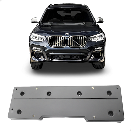 Suporte Placa Dianteira Bmw X3 M Sport 2018 2019 2020 2021 51138098827