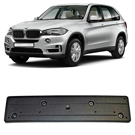 Suporte Placa Parachoque Dianteiro BMW X5 F15 2014 2015 2016 2017 51117304085