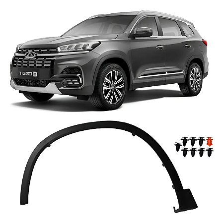 Friso Alargador Paralama Motorista Tiggo 8 2020 2021 2022 2023 2024 609000055AA