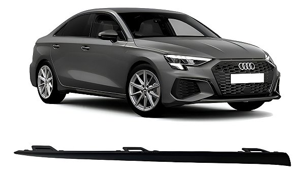 Friso Superior Moldura Lateral Parachoque Dianteiro A3 Sedan 2021 2022 2023 2024 Direito Passageiro 8Y0807534A