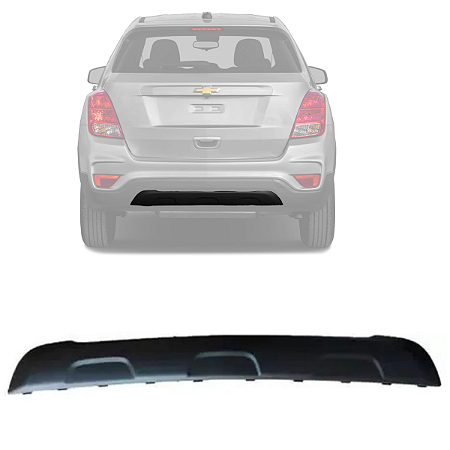 Aplique Moldura Parachoque Traseiro Tracker 2013 2014 2015 2016 2017 2018 2019 42547092
