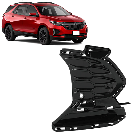 Grade Farol Milha Moldura Equinox Rs 2021 2022 2023 2024 Direito Passageiro 84858997