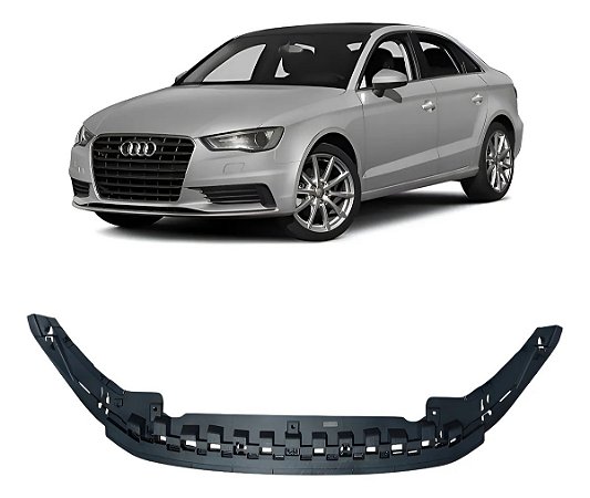 Spoiler Defletor Parachoque Audi A3 Sedan 2014 2015 2016 2017 Novo Preto 8V5807233