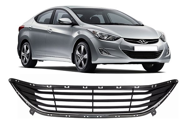 Grade Inferior Parachoque Frente Elantra 2011 2012 2013 2014