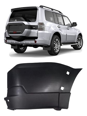 Polaina Parachoque Passageiro Pajero Full 2008 2009 2010 2011 2012 2013 2014 2015 2016 2017 2018 2019 2020 6410B018WB