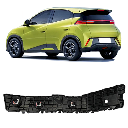 Guia Parachoque Traseiro BYD Dolphin Mini 2024 2026 Esquerdo Motorista EQEA2804310