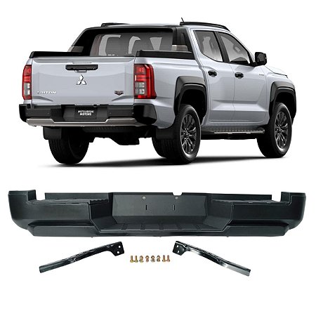 PARACHOQUE TRASEIRO L200 TRITON 2025 2026 NOVO COM GUIAS