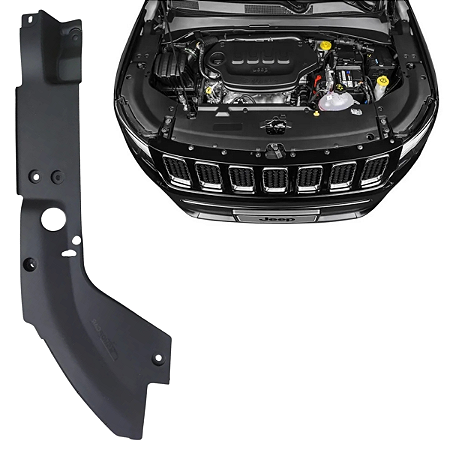 Moldura Cobertura Radiador Compass 2017 18 2019 2020 Direito