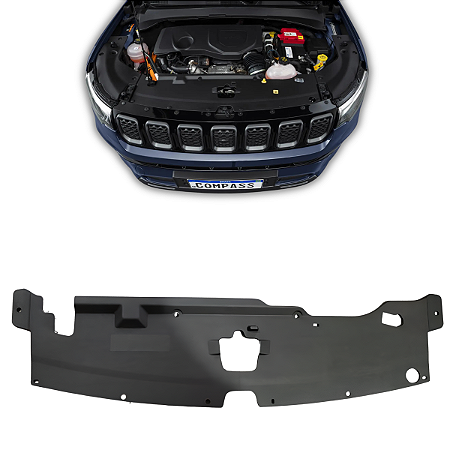 Acabamento Painel Fechadura Capo Jeep Compass 2021 2022 2023 2024 2025 59123161