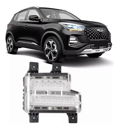 Farol Milha Led Daylight Drl Direito Tiggo 5x Pro 2022 2025