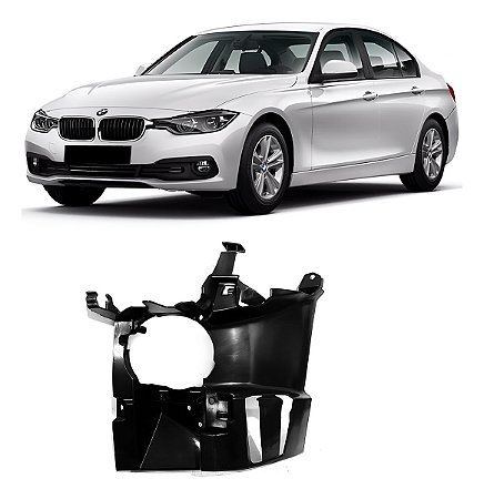 Suporte Farol Milha Bmw 320i 2012 2013 2014 2015 Lado Esquerdo Motorista 51118062633