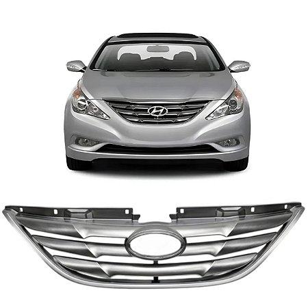 Grade Dianteira Sonata Cromada 2011 2012 2013 2014 Novo