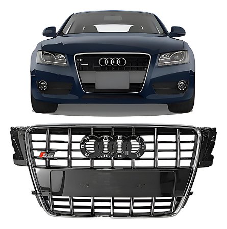 Grade Superior Black Piano Audi S5 A5 B8 2009 2010 2012 Novo