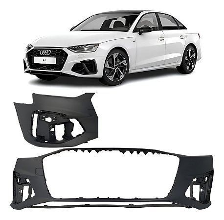 Parachoque Frontal Com Furo Sensor Audi A4 2020 2021 2022 2023 2024