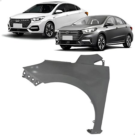 Paralama Dianteiro Chery Arrizo 6 Pro 2021 2022 2023 2024 2025 Lado Esquerdo Motorista J608402010FLDY