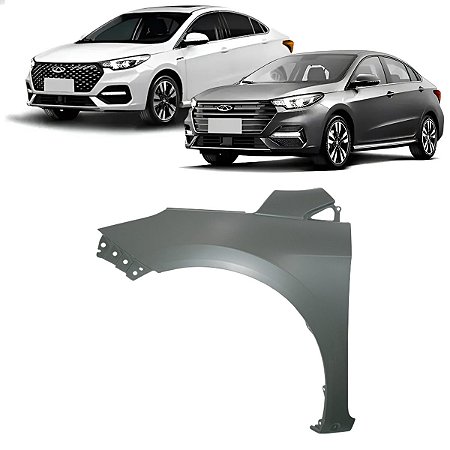 Paralama Dianteiro Chery Arrizo 6 / 6 Pro 2021 2022 2023 2024 2025 Lado Esquerdo Motorista J608402010FLDY
