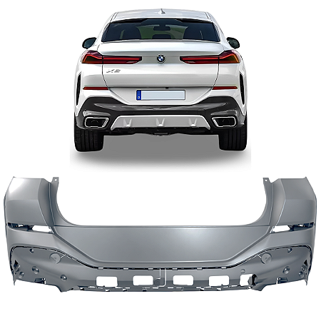 Parachoque Traseiro Bmw G06 X6 M Sport 2020 2021 2022 2023 51128099211