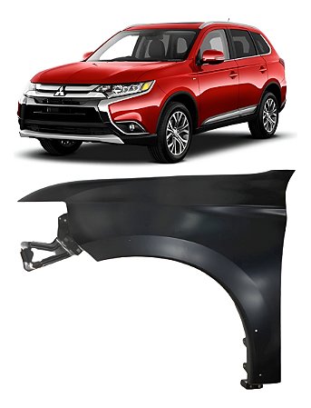 Paralama Dianteiro Mitsubishi Outlander 2016 2017 2018 2019 2020 Lado Esquerdo Motorista 61591236