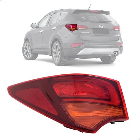 Lanterna Canto Led Traseiro Santa Fé 2016 2017 2019 Esquerdo Motorista 924012W500