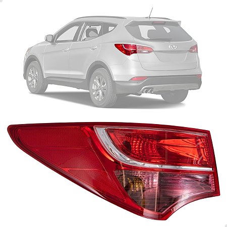 Lanterna Canto Traseira Santa Fé 2013 2014 2015 2016 Esquerdo Motorista 924022W030