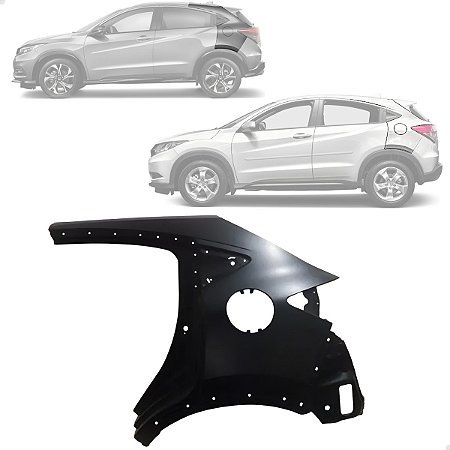 Folha Retalho Lateral Traseiro Honda Hrv 2016 2021 Esquerdo Motorista
