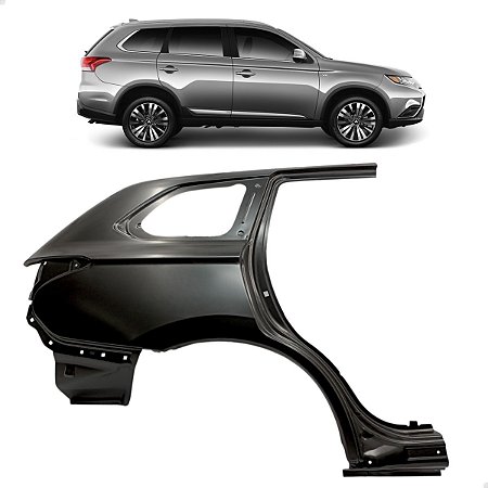Retalho Folha Lateral Traseira Outlander 2016 2017 2018 2019 2020 2021 2022 Lado Direito Passageiro 5301G844