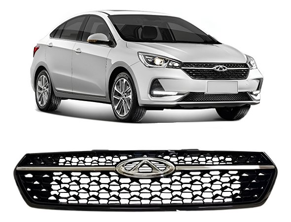 Grade Superior Parachoque Dianteiro Chery Arrizo 5 2018 2019 2020 2021 Com Emblema 602000299AA 602000527AA