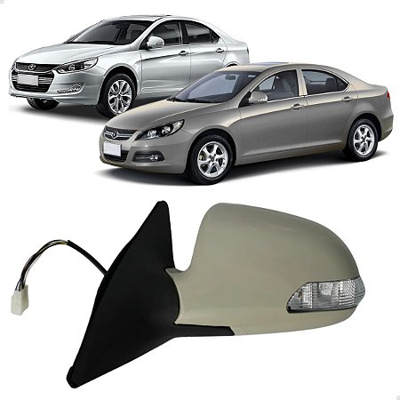 Retrovisor Pisca Elétrico Jac J5 Sedan 2011 12 13 14 15 2016 Esquerdo Motorista 8210100U7101