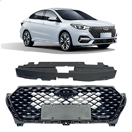 Grade Diamond Cromado Chery Arrizo 6 Pro Hybrid 2023 2024 2025 602002723AA