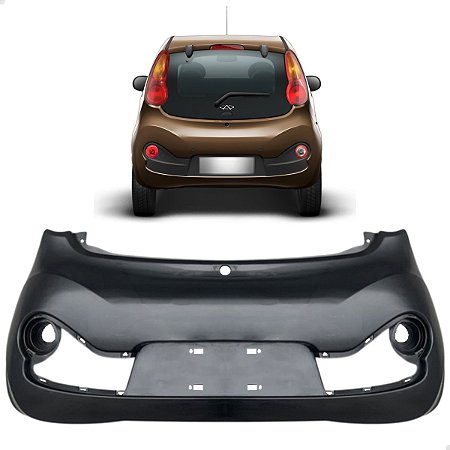 Parachoque Traseiro Chery QQ 2016 2017 2018 2019 2020 J00-2804510