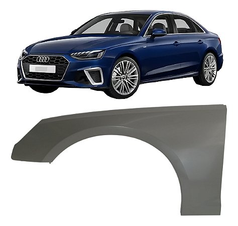 Paralama Dianteiro Audi A4 2021 2022 2023 2024 Lado Esquerdo Motorista 8w0821105d Aço