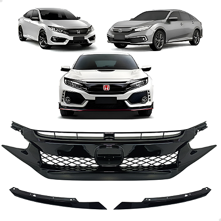 Grade Superior Frontal Civic G10 Type R 2017 2018 2019 2020 2021 HD442234