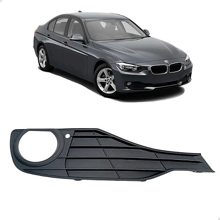 Grade Farol Milha Fechado BMW 320i 328i 2013 2016 Direito Passageiro 51117281918