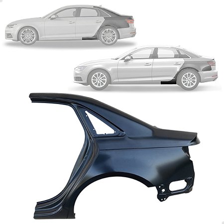 Retalho Folha Lateral Audi A4 B9 Sedan 2017 2018 2019 2020 Lado Esquerdo Motorista 8W5809837