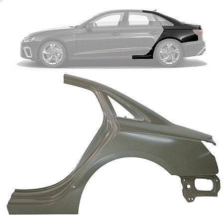 Retalho Folha Lateral Audi A4 B9 Sedan 2021 2022 2023 2024 Lado Esquerdo Motorista 8WD810075A