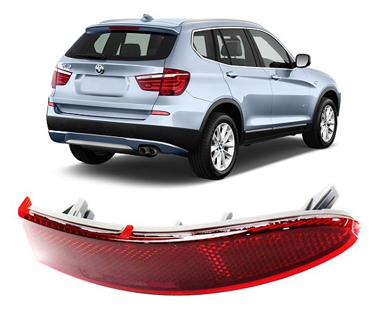 Refletor Parachoque Traseiro Bmw X3 2011 2012 2013 2014 Direito Passageiro 63147217316