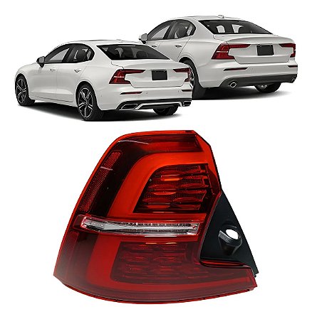 Lanterna Canto LED Traseiro Volvo S60 2019 20 21 2022 Esquerdo Motorista 31468192 31689679