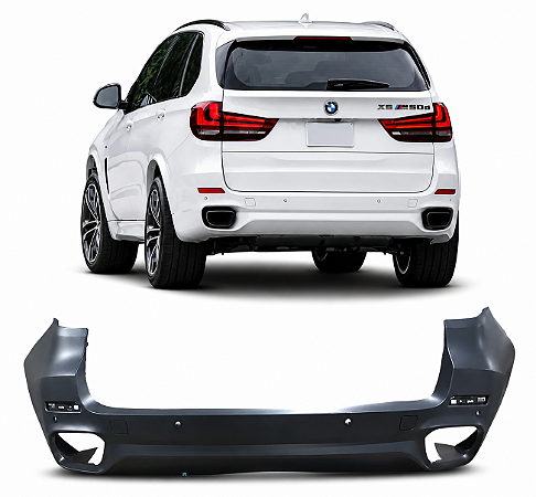 Parachoque Traseiro Bmw F15 X5 M50d 2015 2016 2017 2018 Novo
