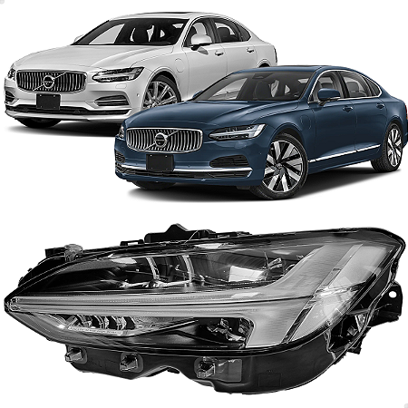 Farol Full Led Volvo S90 T8 2019 2020 2021 2022 Lado Esquerdo 31655752