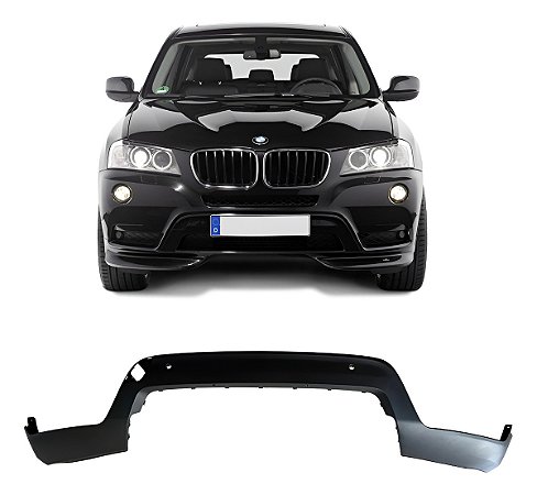 Spoiler Parachoque Frontal Bmw X3 2010 2011 2012 2013 C Furo Sensor