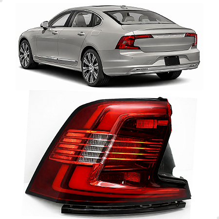 Lanterna Canto Traseiro Led Volvo S90 T8 2021 2022 Esquerdo 31108925