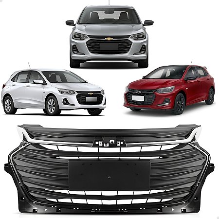 Grade Superior Parachoque Dianteiro Chevrolet Onix 2020 2021 2022 2023 2024 2025 26290607