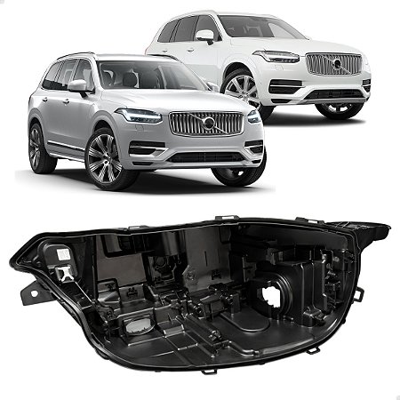Carcaça Farol Dianteiro Volvo XC90 2016 2017 2018 2019 2020 2021 2022 2023 2024 2025 Direito 31655779