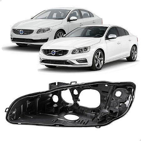 Carcaça Farol Dianteiro Volvo S60 2014 2015 2016 2017 2018 Direito 31358097