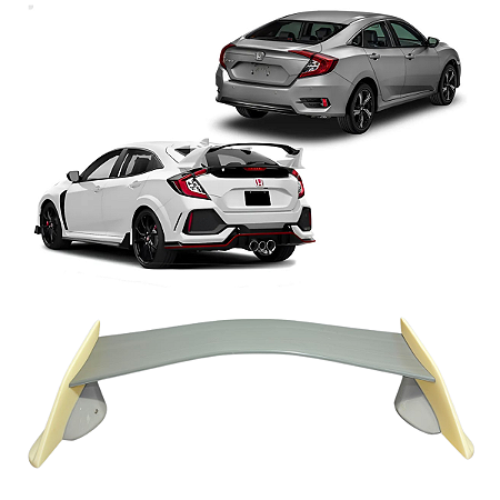 Aerofolio Traseiro Modelo Type R Honda Civic G10 2017 2018 2019 2020 2021 HD027019701 Novo