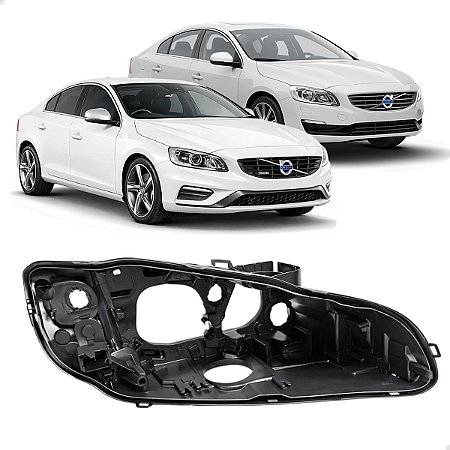 Carcaça Farol Dianteiro Volvo S60 2014 2015 2016 2017 2018 Direito 31358098